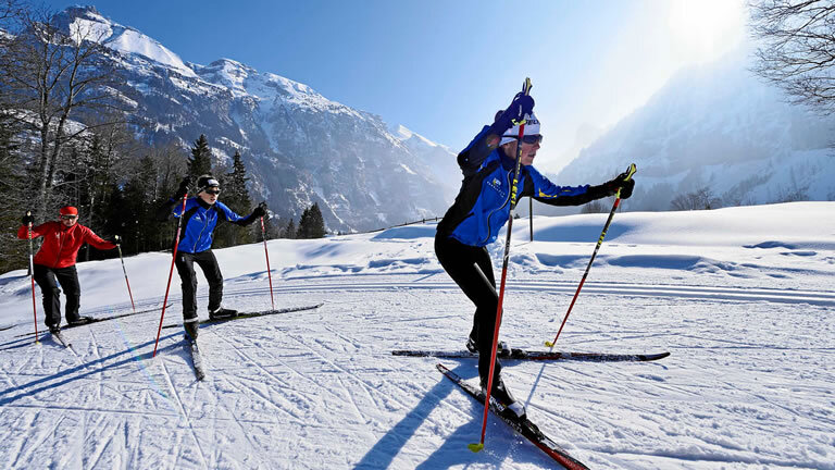 Cross-country Skiing in Kandersteg