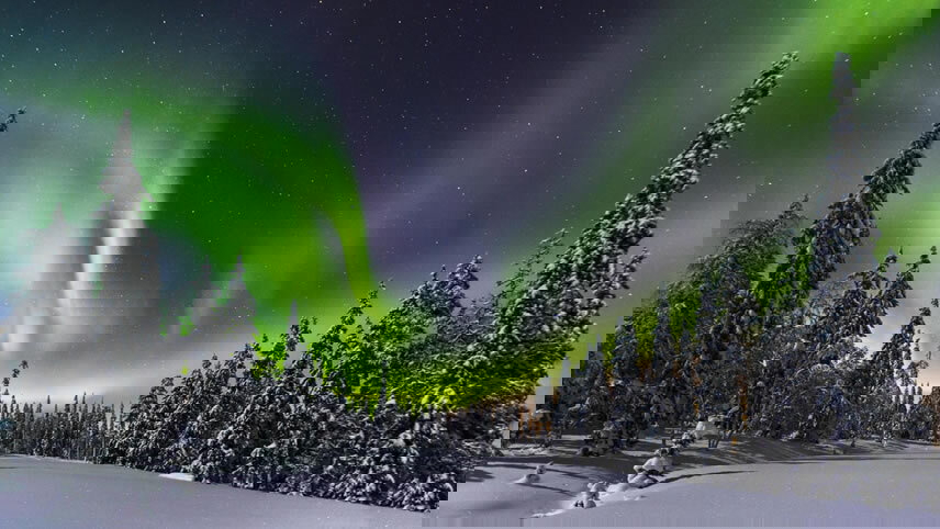 Alaska in Winter: Northern Lights & Dog Sledding Adventure