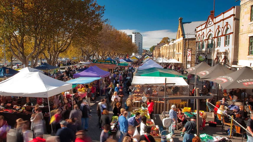 Salamanca Market, Hobart, Tasmania Salamanca Market, Hobart, Tasmania