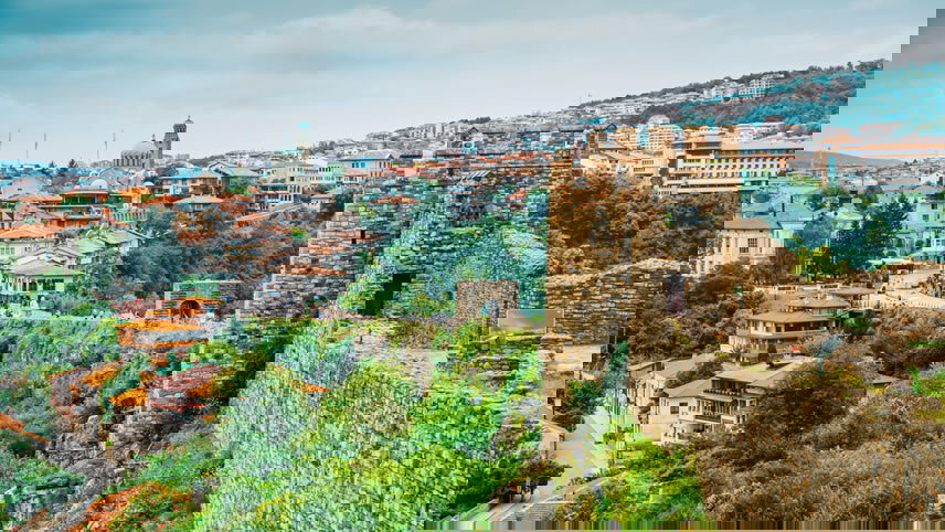 The Danube from Romania to Germany with Bucharest