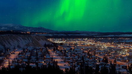 Northern Lights from Whitehorse