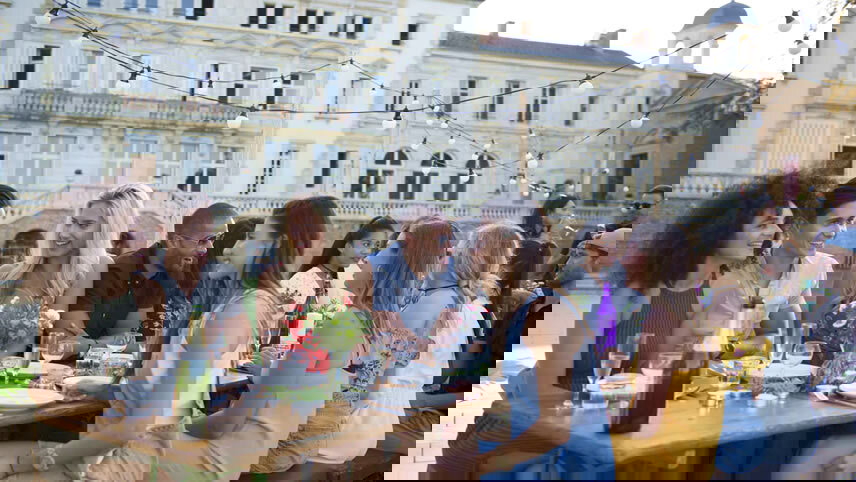 Food and Wine in a French Chateau