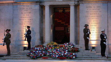 7 Day ANZAC on the Western Front: Dawn Service (Southbound) (Back-Roads)