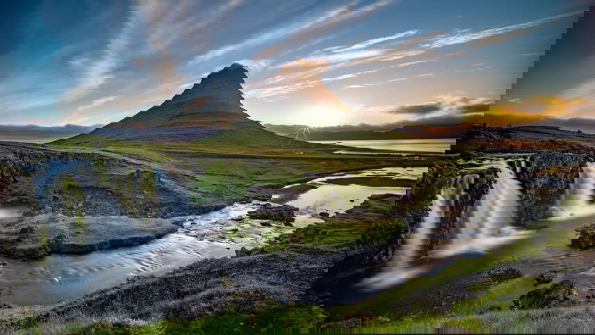 Baltic Capitals Crossing With Icelandic Fjords