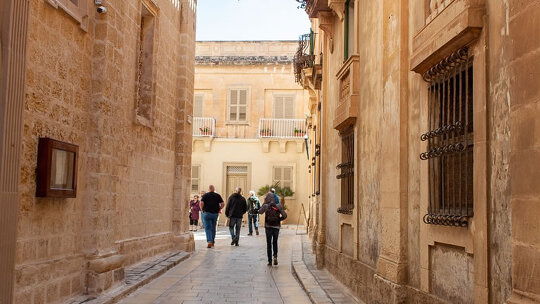 Historic Streets of Hilltop Mdina