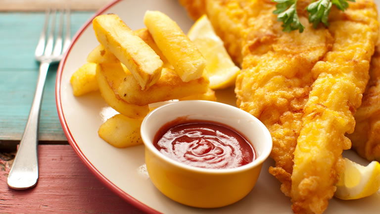 New Zealand fish and chips