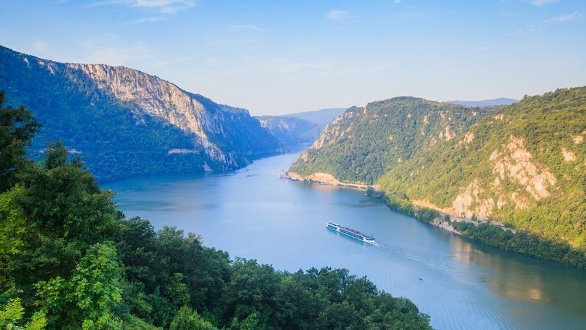 The Danube from Romania to Budapest