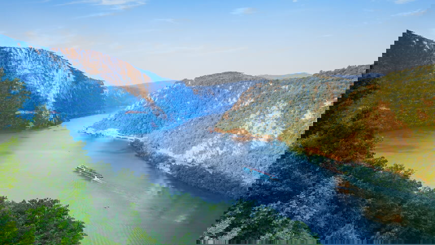 The Danube from Romania to Budapest