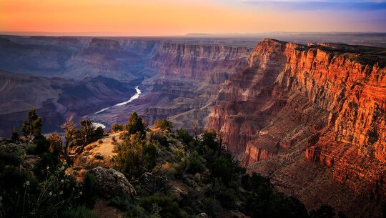 Helicopter over the Grand Canyon