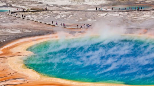 Geothermal Wonders in Yellowstone