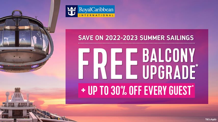 UP TO 30% OFF + FREE BALCONY UPGRADE