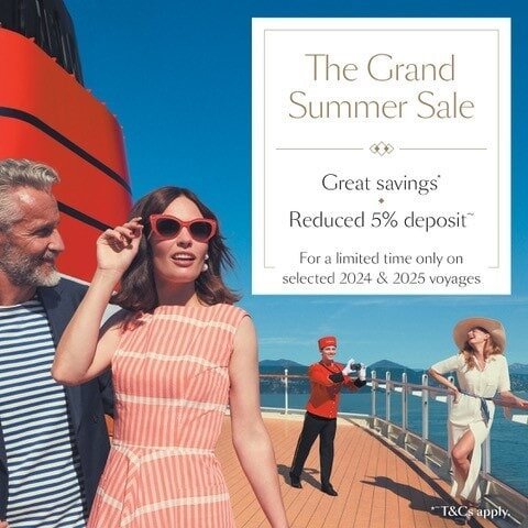 Cunard's Grand Summer Sale