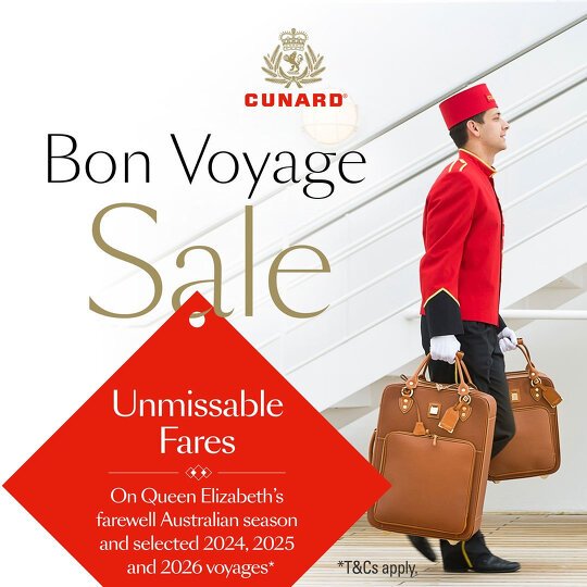 Bon Voyage Sale - Cunard