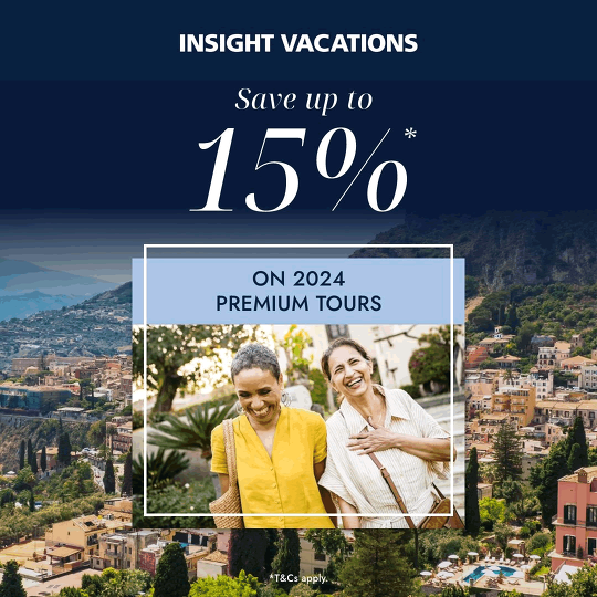 Save up to 15% - Insight Vacations