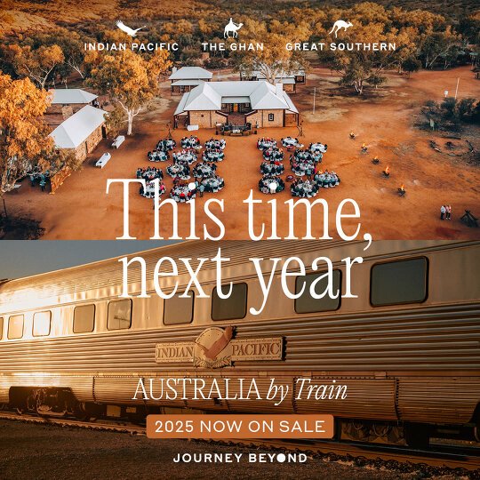 Australia by Train - 2025 Now on Sale