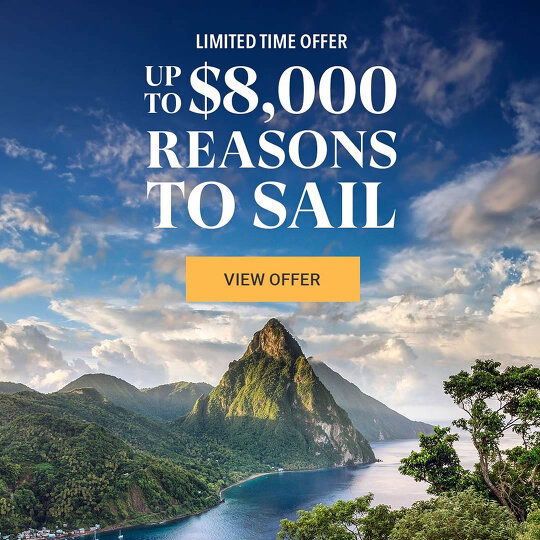 Up To $8,000 Reasons To Sail with Silversea