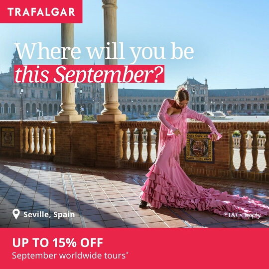 Trafalgar - Save up to 15% Off Sale