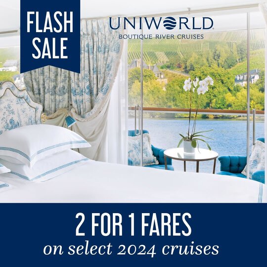 Uniworld 2-For-1 Flash Sale
