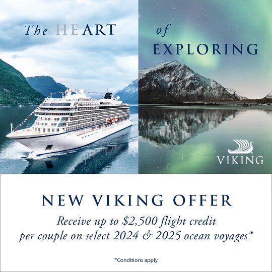 Viking Cruise $2,500 Flight Credit