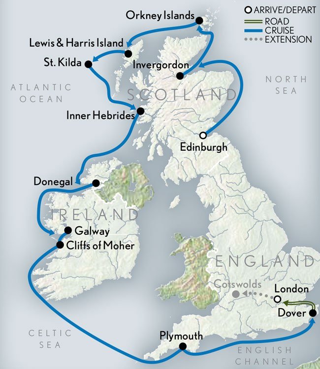 Cruises Around England Scotland Ireland 2025 - Betsey Myrtie