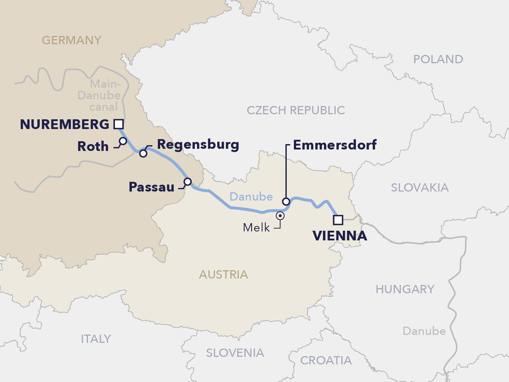 Magic of Advent on the Danube - Amadeus (6 Night Cruise from Nuremberg ...