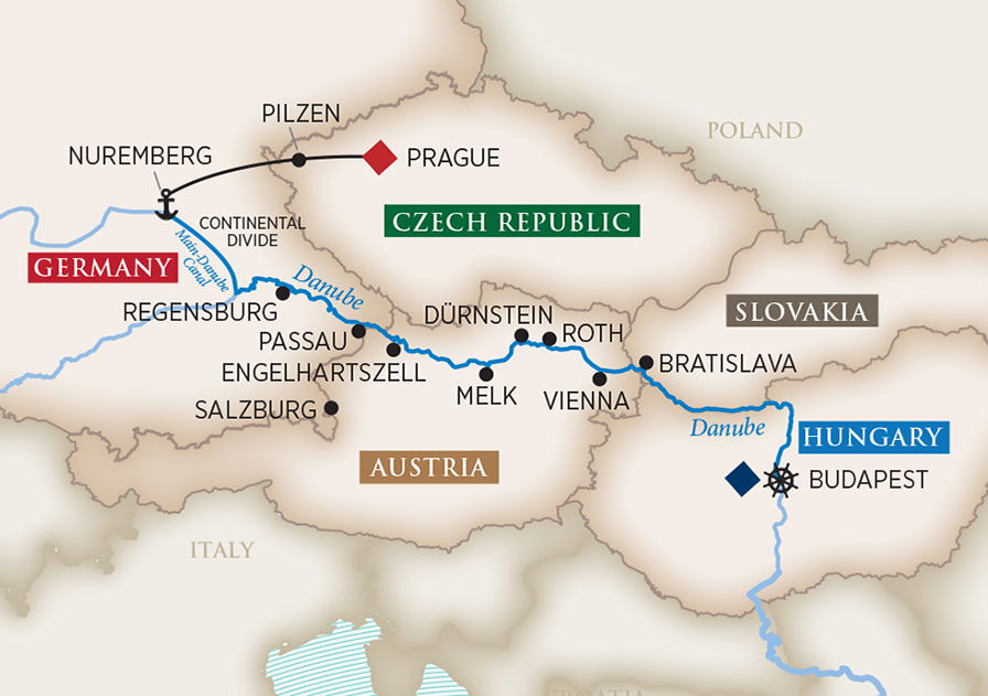 Blue Danube Discovery With Budapest And Prague - AmaWaterways (12 Night ...