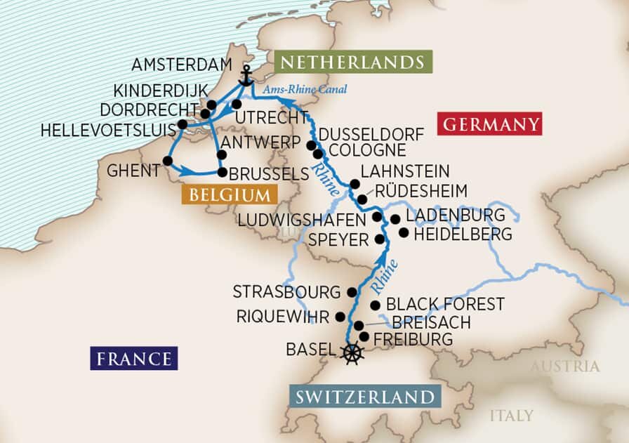 Grand Rhine & Dutch Canals (Christmas) - AmaWaterways (14 Night Cruise ...