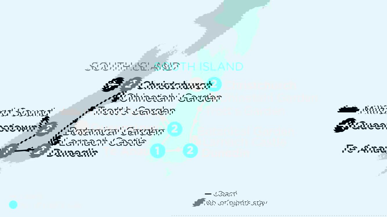 8 Day New Zealand’s Gardens & Natural Wonders Itinerary (APT)