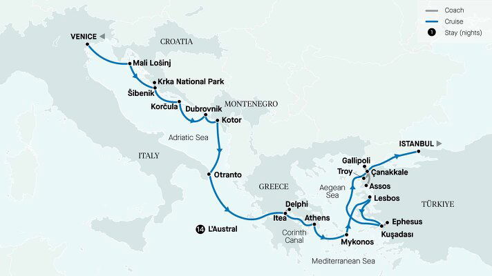 Cruises From Venice To Istanbul - 2024-2026 Seasons