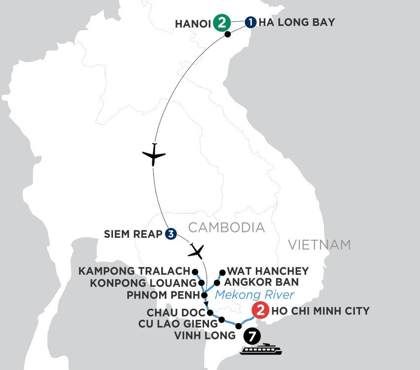 Fascinating Vietnam, Cambodia & The Mekong River with Hanoi & Ha Long ...