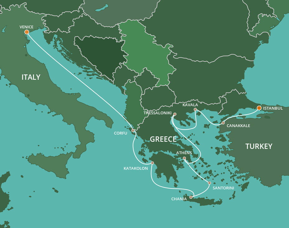 European Gems & Icons Voyage - Azamara (13 Night Cruise from Istanbul ...