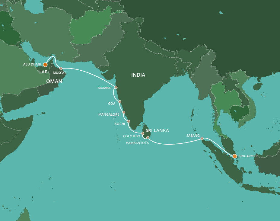 Spice Route Voyage - Azamara (16 Night Cruise from Abu Dhabi to Singapore)