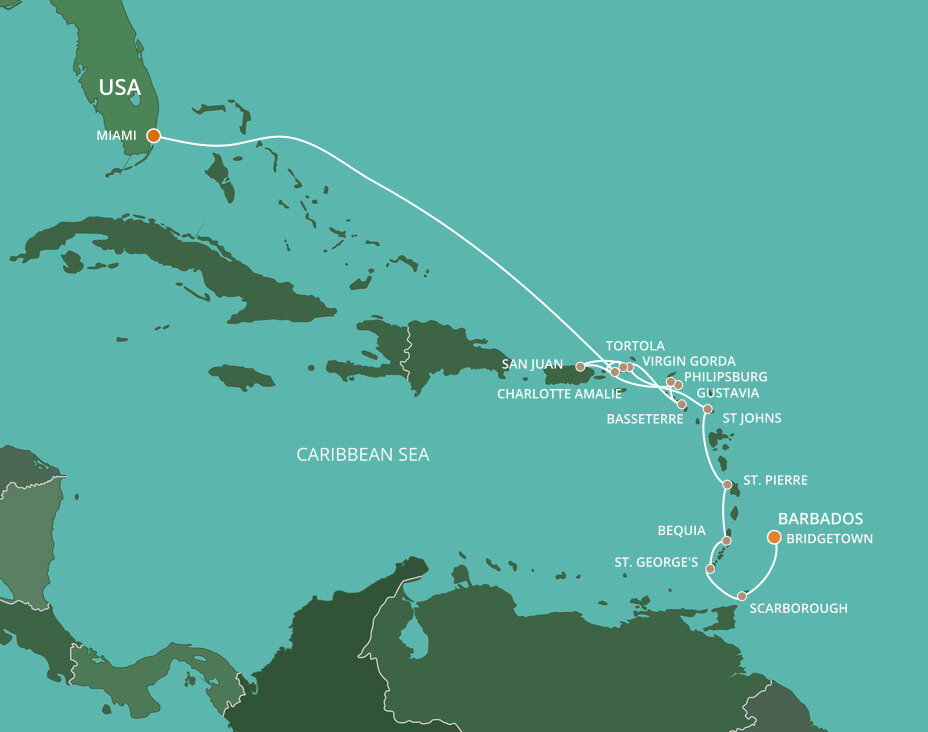 Eastern Caribbean Voyage - Azamara (15 Night Cruise from Miami to ...