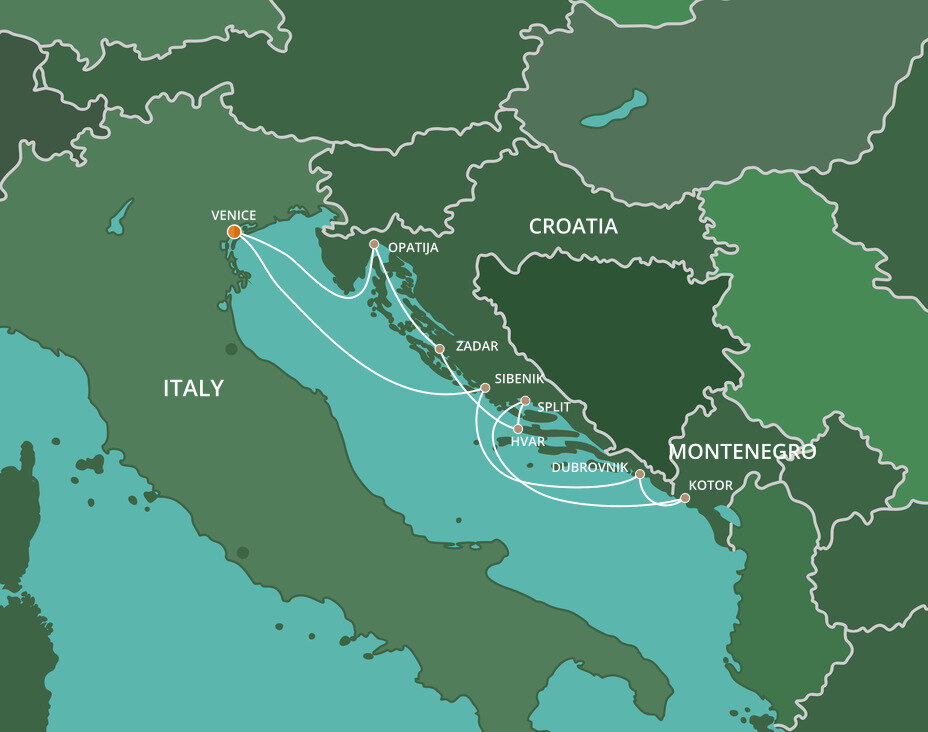 Croatia Intensive Voyage - Azamara (9 Night Roundtrip cruise from Venice)