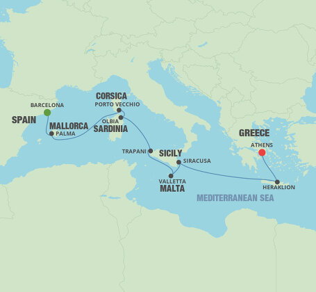 travel from barcelona to athens