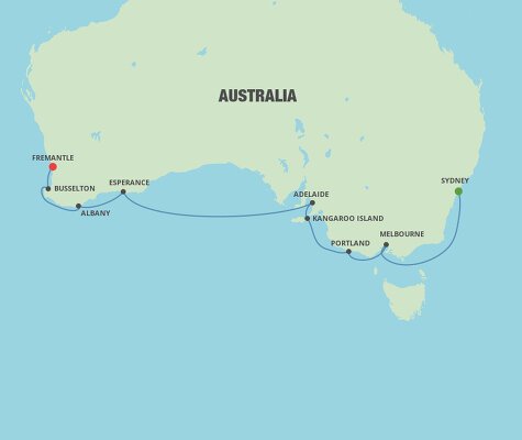 cruise from sydney to perth