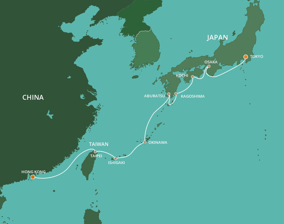 Hong Kong To Tokyo Voyage Azamara (12 Night Cruise from Hong Kong to Tokyo) Hong Kong To Tokyo Voyage Azamara (12 Night Cruise from Hong Kong to Tokyo)