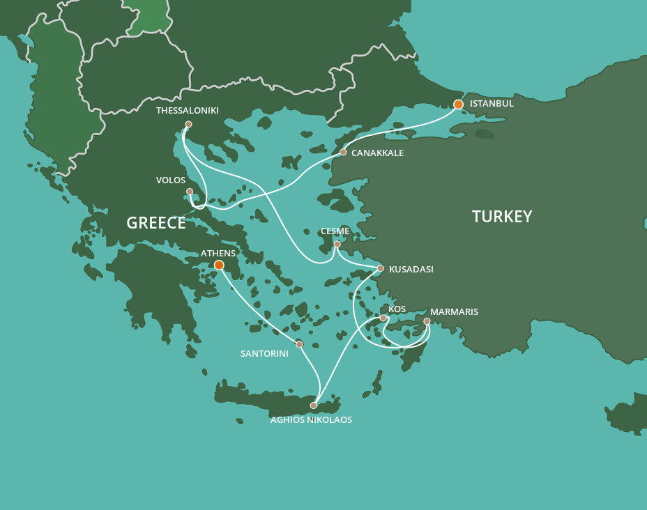 Greece & Turkey Voyage - Azamara (12 Night Cruise From Athens To Istanbul)