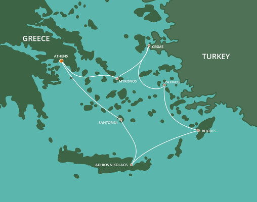 Greek Island Cruises - Azamara - 2023-2025 Seasons