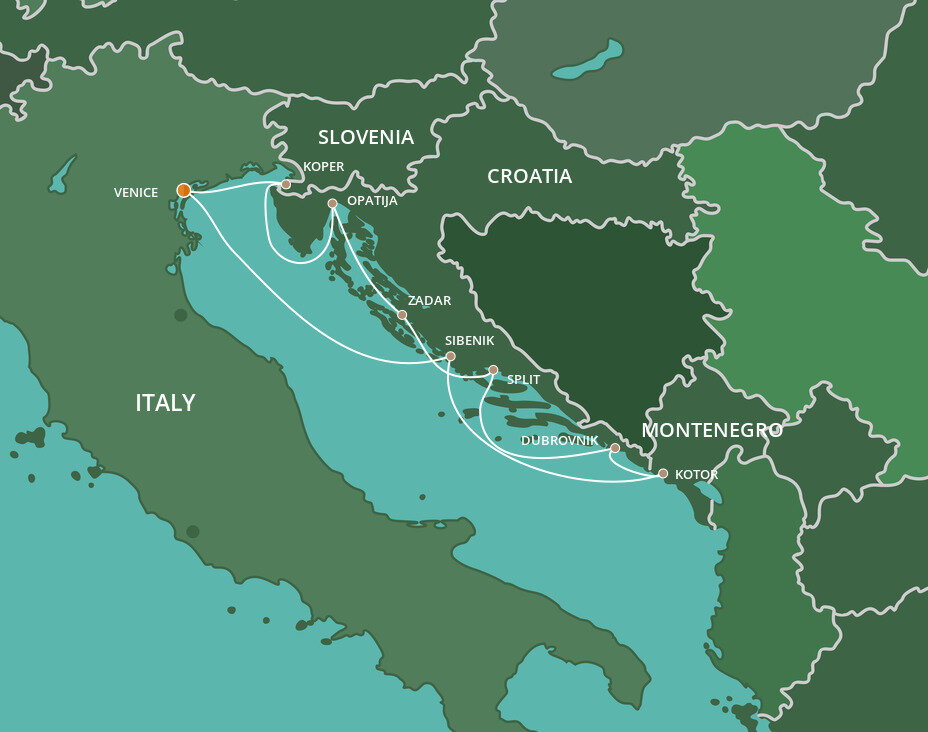 Croatia Intensive Voyage - Azamara (8 Night Roundtrip cruise from Venice)