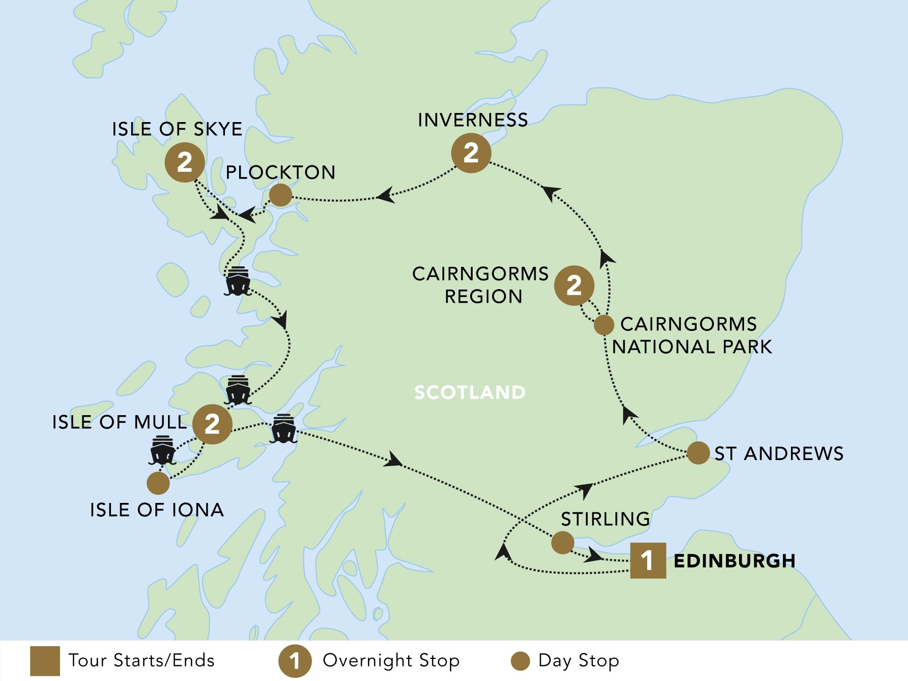 A Scottish Journey - Back-Roads (10 Days From Edinburgh to Edinburgh)