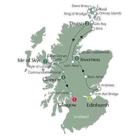 Scotland Coach Tours | 2026-2028 | Global Journeys