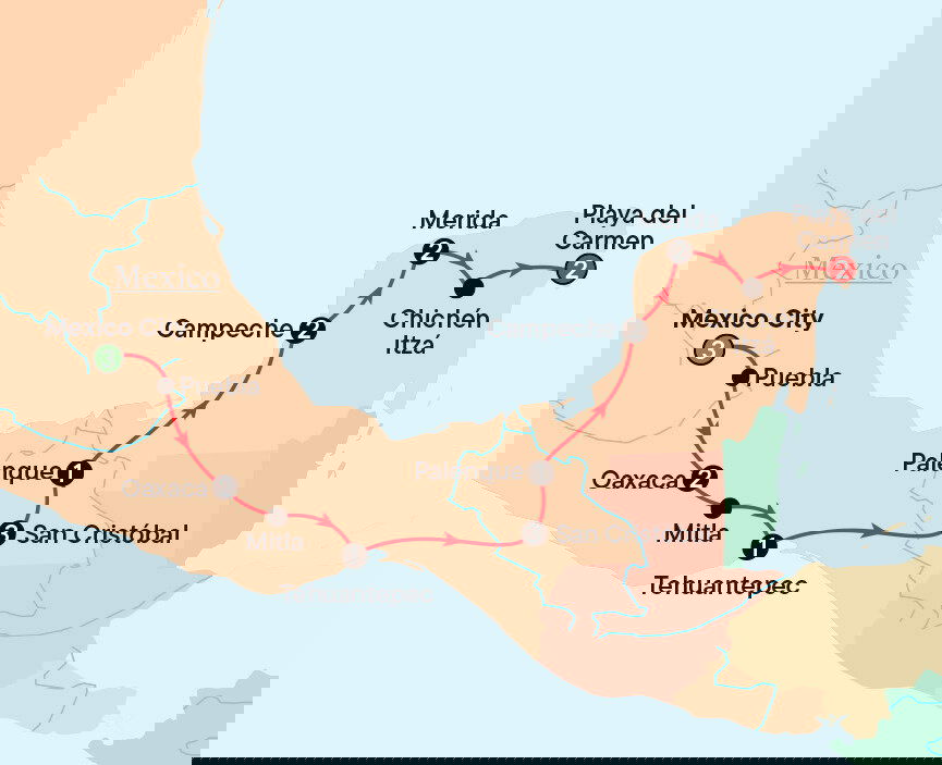 Viva Mexico (Day of the Dead Festival) Bunnik Tours (19 Days