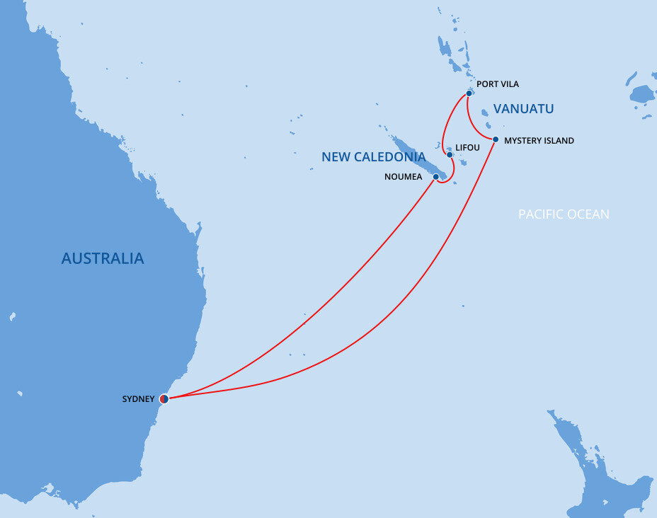 Vanuatu new caledonia cruise carnival 10 night roundtrip cruise