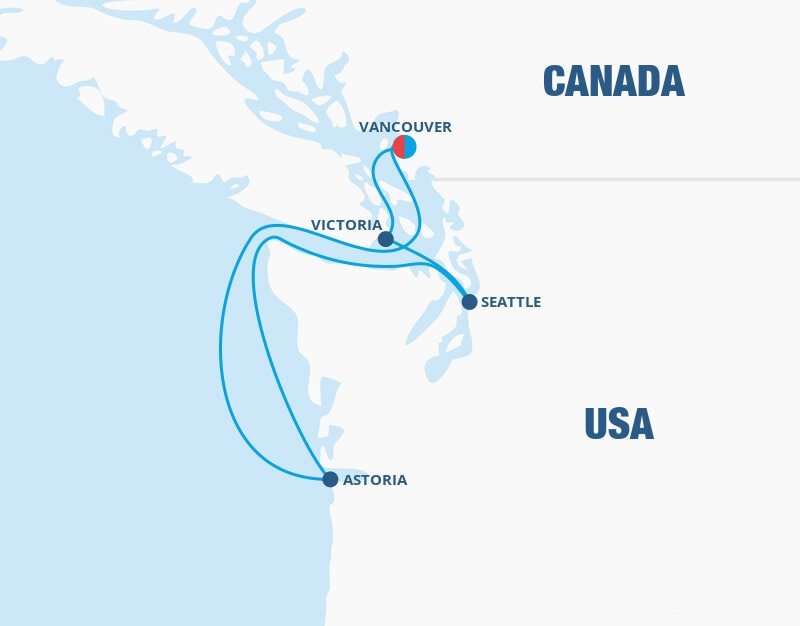 cruises from florida to vancouver