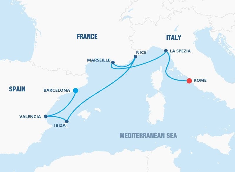 Spain, France & Italy Cruise - Celebrity Cruises (7 Night Cruise from