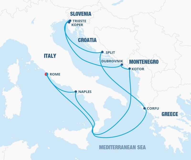 Italy, Croatia & Montenegro Celebrity Cruises (10 Night Roundtrip