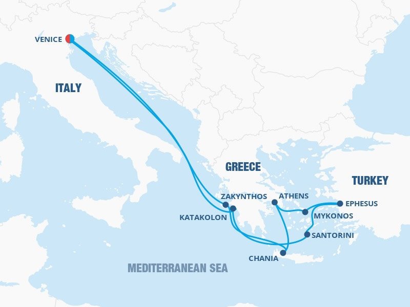 Venice, Turkey & Greek Islands Celebrity Cruises (10 Night Roundtrip