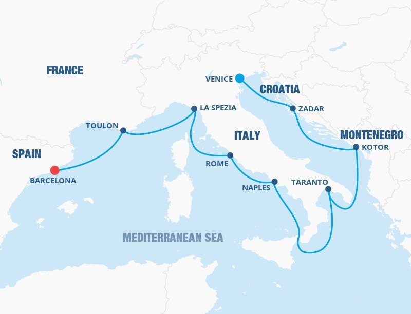 best time for western mediterranean cruise