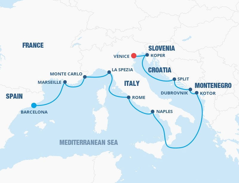Best of Western Mediterranean - Celebrity Cruises (13 Night Cruise from